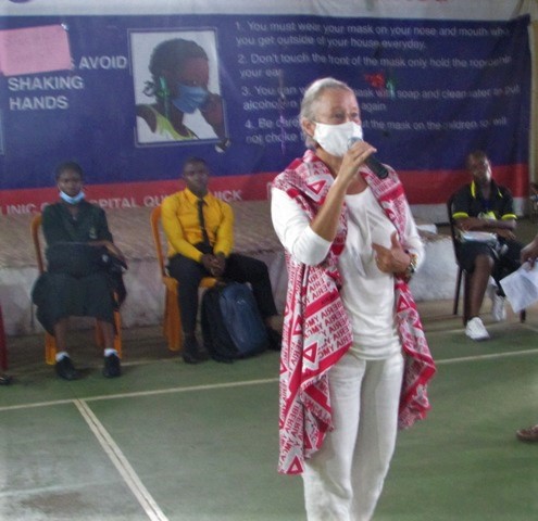 Antje Schulz, CPS Advisor on Gender and Communication at the Liberia YMCA