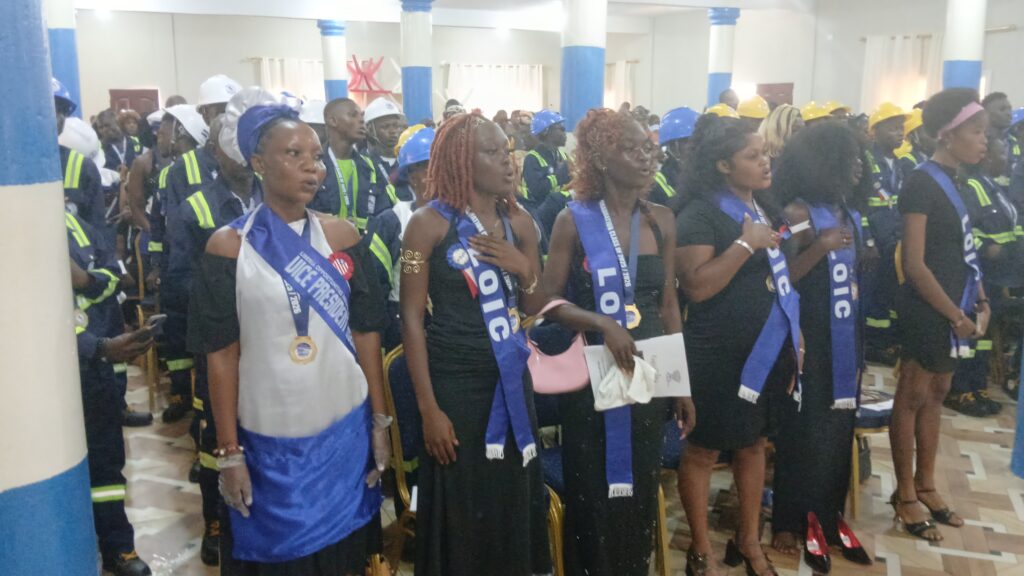 Femmes participantes du programme LOIC lors d’une célébration de remise de diplômes au Libéria.